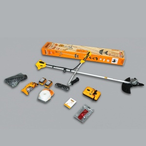 Motocoasa 40V 2 Acumulatori 4Ah INGCO CSTLI202522 Brushless, Trimmer si Lama 255mm pentru Iarba si Vegetatie - Img 4