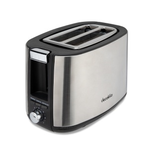 Prajitor Paine 750W 2 Felii Negru/Inox