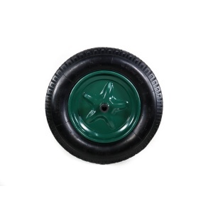 Roata Roaba 350/8 cu Bucsa Plastic cu 6 Pliuri