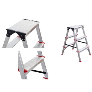 Scara dubla aluminiu 5+5