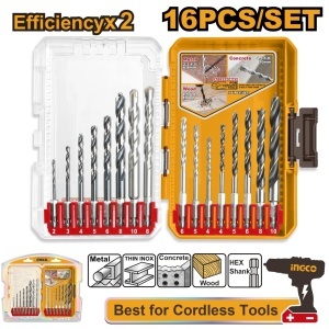 Set Burghie Multifunctionale 16buc Industrial INGCO AKDL11608