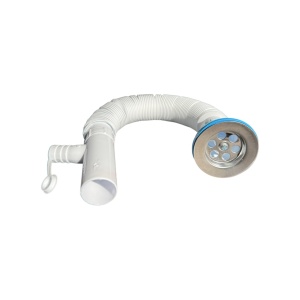Sifon Flexibil plastic 32"cu adaptor pt masina de spalat