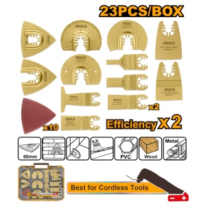 Accesorii Multi Tool pe Acumulator 23buc INGCO AKTMT2301