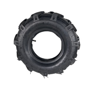 Anvelopa Agricola 400-12 cu Camera B7407 pentru Motocultor, Roti Utilaje Gradina, Rezistenta Mare si Aderenta Ridicata - Img 1
