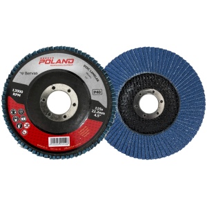 Disc Lamelar Poland Albastru 115mm P100