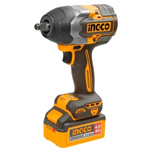Filetanta cu Impact 20V Brushless 1/2 850Nm INGCO CIWLI2085 cu 2 Acumulatori 4.0Ah si Incarcator, Profesionala pentru Auto si Constructii - Img 5