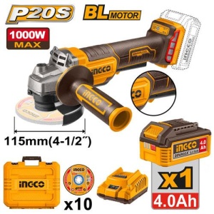 Flex Unghiular 20V 115mm 1000W cu 1 Acumulator 4Ah