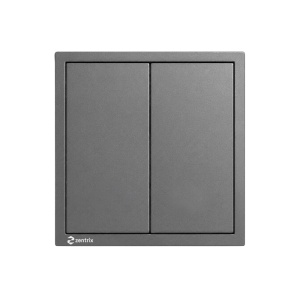 Intrerupator 2 clapete simplu – 16A, 250V, 80 x 80 mm ALB - Img 3