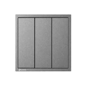 Intrerupator 3 clapete simplu 16A, 250V, 80 x 80 mm ALB - Img 3