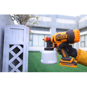 Pistol Vopsit 20V INGCO CSGLI2004 cu Functie Suflare Prafului, Debit 800ml/min, Rezervor 1000ml si Duze Cupru pentru Vopsire Profesionala - Img 12