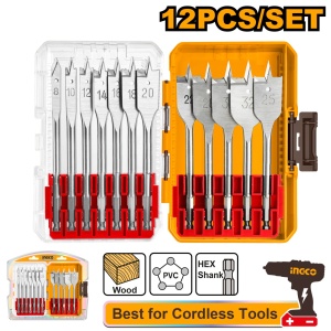 Set Burghie Plate Lemn 12buc INGCO AKDL1206