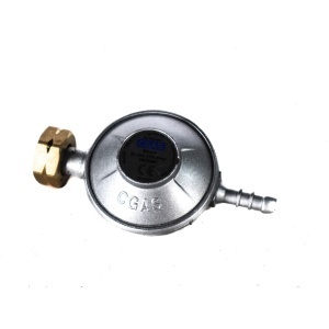 Ceas Butelie SL Regulator Presiune Gaz 30 mbar pentru GPL, Compatibil Butelii Standard cu Racord 8mm pentru Aragaz Camping si Uz Casnic