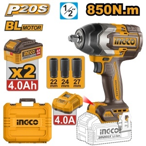Filetanta 20V 1/2 850Nm cu 2 Acumulatori 4Ah
