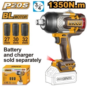 Filetanta 20V 3/4 1350nm Fara Acumulator INGCO CIWLI201351