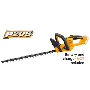 Foarfeca gard viu INGCO CHTLI20018, 20 V, lama 450 mm, taiere pana la 18 mm, 1400 rpm, cu protectie lama, fara acumulator si incarcator incluse