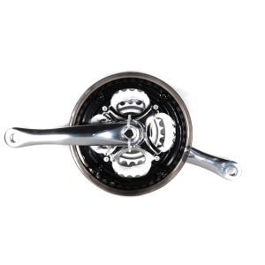 Foi Pedalier MTB cu 3 Viteze Nichelate Prindere Rotund