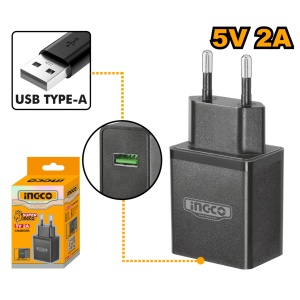 Incarcator USB-A 5V 2Ah INGCO FCLI120502