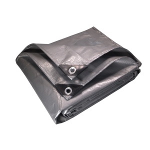 Prelata gri 4x5m 150g/m2 - Img 3