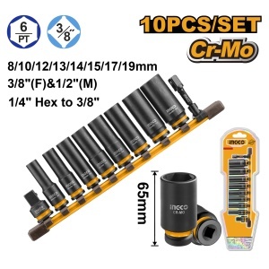 Tubulare de Impact Lungi 3/8" Set 10buc