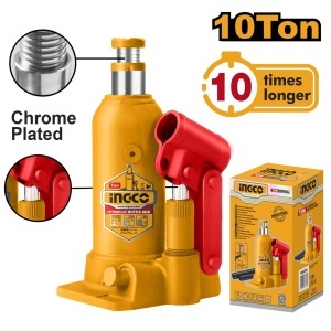 Cric Hidraulic 10T cu Extra Ridicare INGCO HBJ1004 - Img 3
