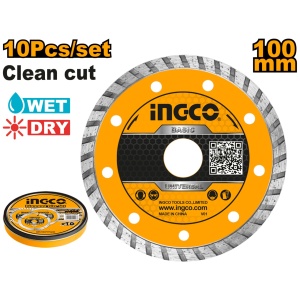 Disc Diamantat Turbo 180mm (metal box) INGCO DMD031802M