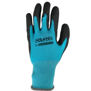 Manusi Cauciucate Latex Nr.10 XL Negru/Albastru