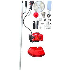 Motocoasa POLAND B7420, 40.5 cmc, rezervor 1.2 l, disc 255 mm, turatie maxima 9000 rpm, cap cu fir, disc 3 lame si ham, pentru intretinere vegetatie - Img 9