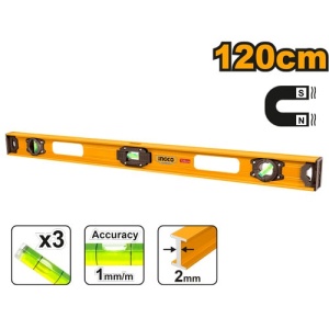 Boloboc 120cm Magnetic cu Protectie INGCO HSL28120 - Img 2
