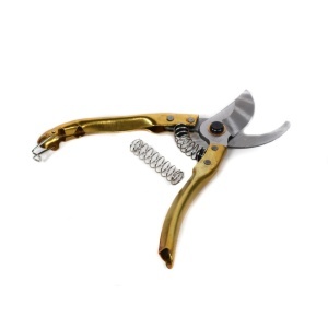 Foarfeca Vie cu Maner Metal cu Arc Spiralat Surub