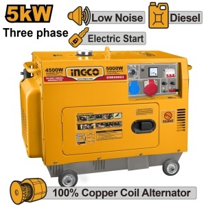 Generator 5KW 380V - 220V Silent Diesel