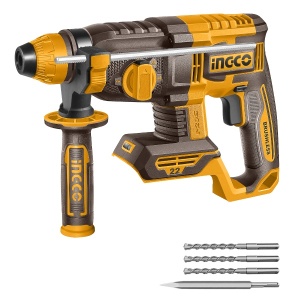 Picamer 20V 22mm Brushless 4 Functii SDS Plus 2J Profesional pentru Beton INGCO CRHLI21228 - Img 2