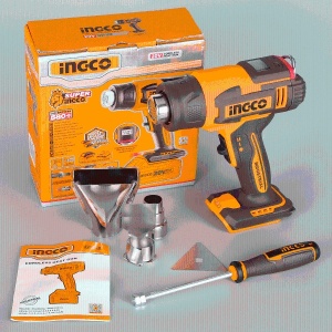 Pistol de Aer Cald 20V cu Afisaj Electronic INGCO HGLI2003 - Img 11