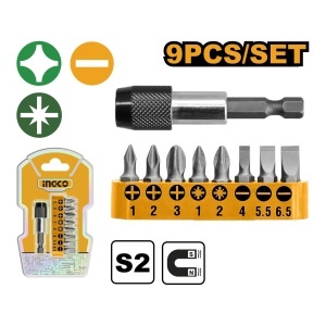 Prelungitor Biti Set 9buc INGCO AKSD0071