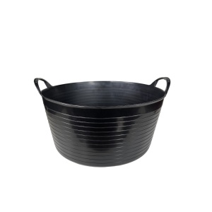 Cos Cauciucat 20L Negru
