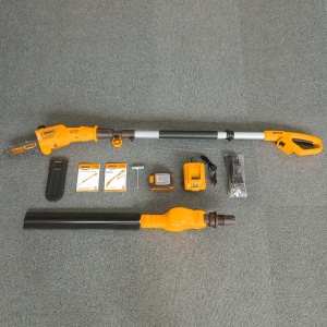 Fierastrau de Pomi Telescopic 20V 2.4m 2 in 1 INGCO CPTS201681 cu Lant si Foarfeca Gard Viu, Acumulator si Incarcator Inclus - Img 9