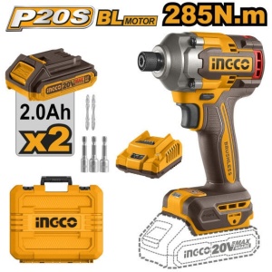 Filetanta 20V 1/4 285nm cu 2 Baterii INGCO CIRLI2028E