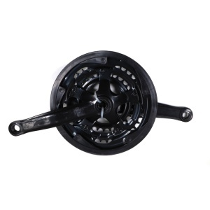 Foi Pedalier MTB cu 3 Viteze Negre Mari