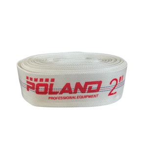 Furtun apa BERVAS B7102, tip pompieri, 2 inch 50 mm, lungime 20 m, PVC armat textil alb, presiune maxima 10 bar, pentru irigatii, fara cuple incluse - Img 2