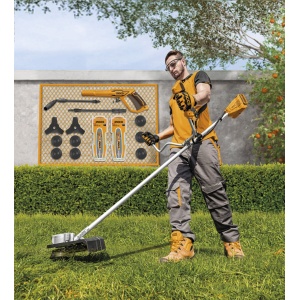 Motocoasa 40V 2 Acumulatori 4Ah INGCO CSTLI202522 Brushless, Trimmer si Lama 255mm pentru Iarba si Vegetatie - Img 9