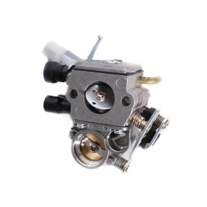 Carburator pentru motofierăstrău compatibil ST 181, cod B8532, distanță între găuri 26 mm, piesă de schimb pentru amestec aer-combustibil