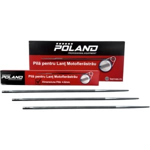 Pila lant drujba POLAND B8132, diametru 3.5 mm, lungime 200 mm, pentru ascutire manuala si intretinere dinti taietori pe lant cu cerinte compatibile