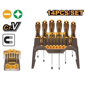 Set Surubelnite 14pcs Super Select INGCO HKSD1428