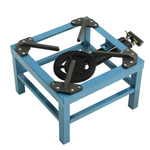 Arzator Ceaun cu Suport 35x35 2 Arzatoare Profesional Fonta pentru Gatit Exterior EurGas