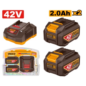 Baterie (Acumulator) 42V CE 2Ah Set 2buc si Incarcator