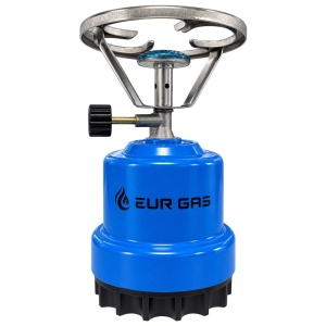 Mini aragaz camping EurGas EG0001, aparat pentru gătit în camping și activități în aer liber, cu utilizare potrivit instrucțiunilor