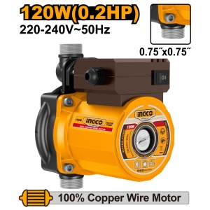 Pompa de Recirculare Apa Calda 120W cu 3 Functii INGCO SCM120