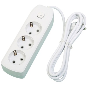Prelungitor 3m 3 Prize cu Intrerupator (nou)
