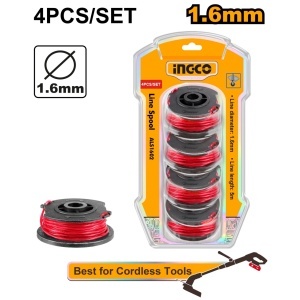 Rezerva Tambur Motocoasa 5m 1.6mm Set 4buc INGCO ALS1602