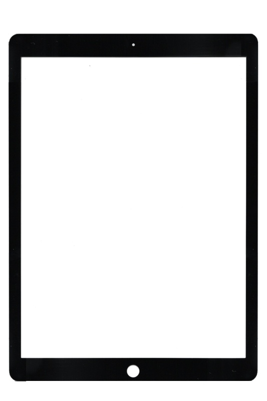 IPAD GLASS + OCA PRO 12.9 ( 2015 ) GEN 1 A1652 A1584 / GEN 2 ( 2017 ) A1671 A1821 A1670 BLACK