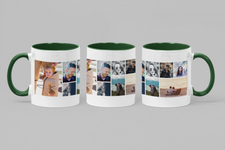 Cana interior color - personalizare colaj 8 poze